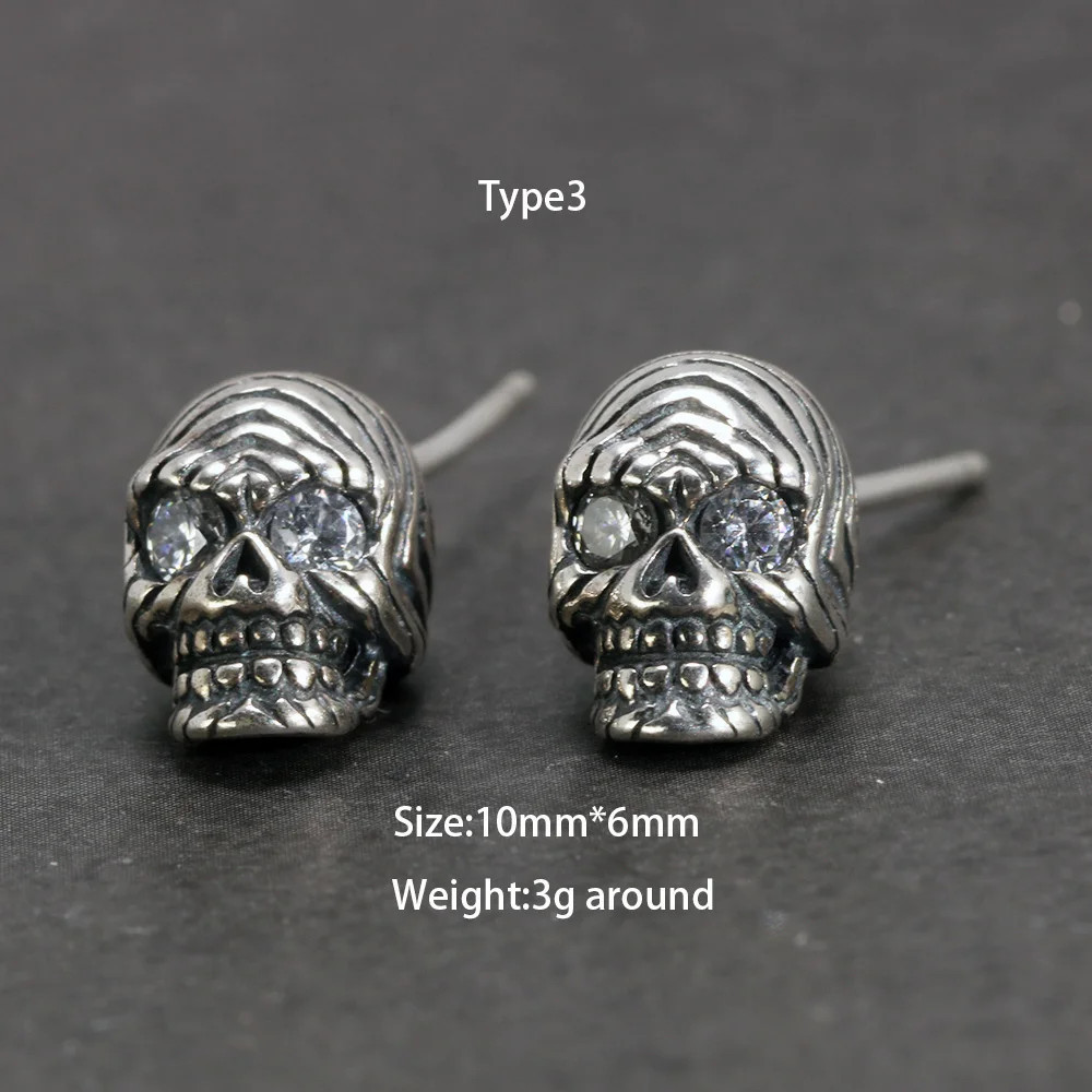 Fashion Skull Stud Earrings
