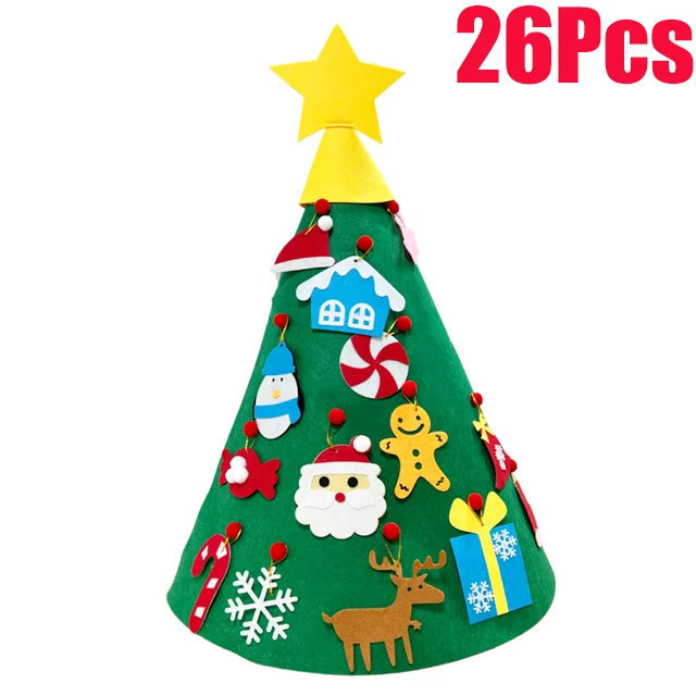 Diy Felt Christmas Tree Set