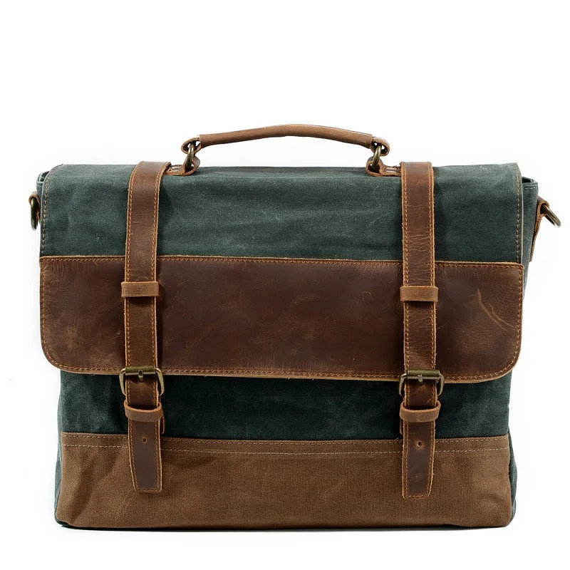 Waxed Canvas Messenger Bag | Winnipeg