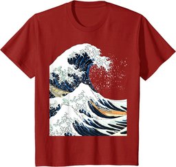 The Great Wave off Kanagawa Hokusai Japanese Art T-Shirt