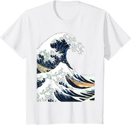 The Great Wave off Kanagawa Hokusai Japanese Art T-Shirt