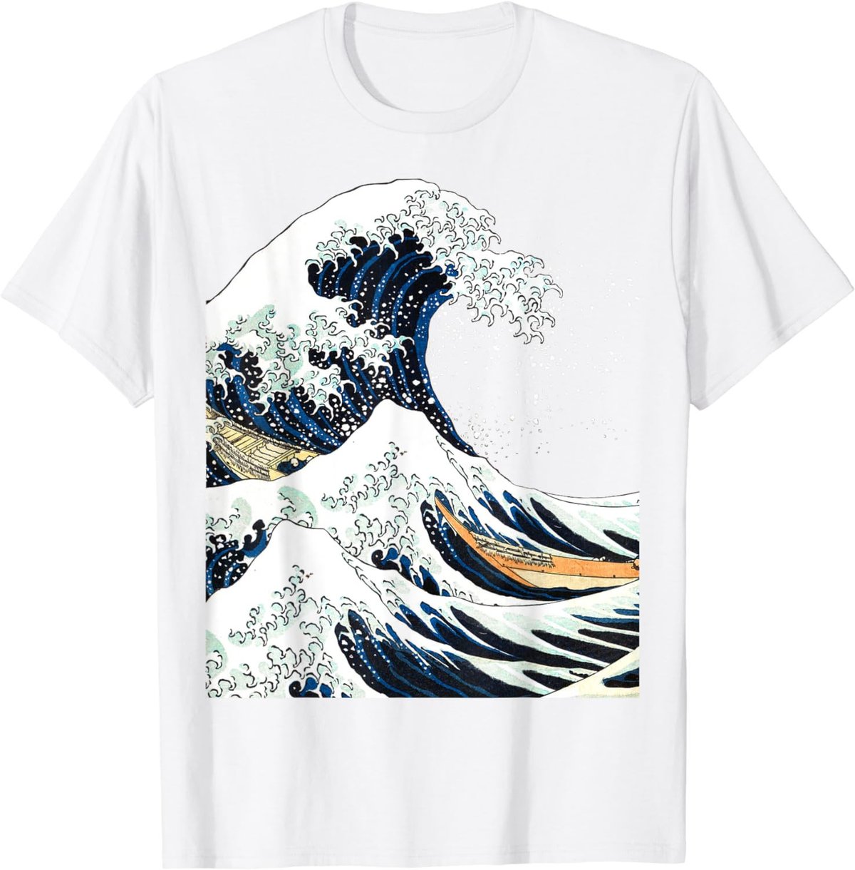 The Great Wave off Kanagawa Hokusai Japanese Art T-Shirt