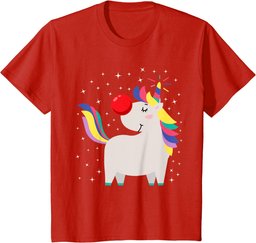 Cute Unicorn Funny Kids Girls Boys Adults Birthday Christmas T-Shirt