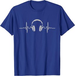 Detroit Techno House Music Festival Heartbeat EDM DJ T-Shirt