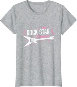 Rock Star Princess Guitar Music T-Shirt