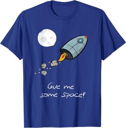 Rocket T-Shirt For Kids Give me Some Space T-Shirt
