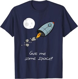 Rocket T-Shirt For Kids Give me Some Space T-Shirt