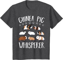 Guinea Pig Whisperer Rodent Household Pet Animal Lover Funny T-Shirt