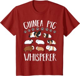 Guinea Pig Whisperer Rodent Household Pet Animal Lover Funny T-Shirt