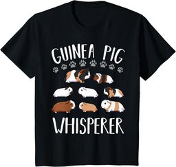 Guinea Pig Whisperer Rodent Household Pet Animal Lover Funny T-Shirt