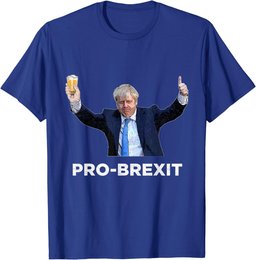Pro Brexit Brexiteer Fun Conservative English Politics Gear T-Shirt