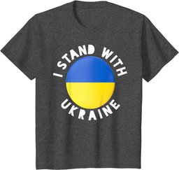 Support Ukraine | Stand with Ukraine badge T-Shirt