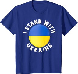 Support Ukraine | Stand with Ukraine badge T-Shirt