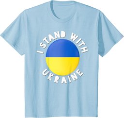 Support Ukraine | Stand with Ukraine badge T-Shirt