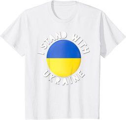 Support Ukraine | Stand with Ukraine badge T-Shirt
