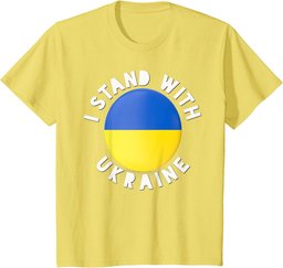 Support Ukraine | Stand with Ukraine badge T-Shirt