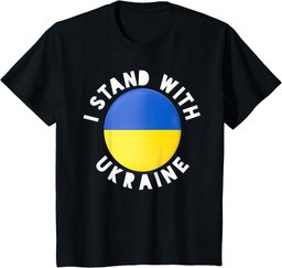 Support Ukraine | Stand with Ukraine badge T-Shirt