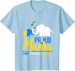 Proud Bear Mama Down Syndrome Awareness Women T21 Mom T-Shirt