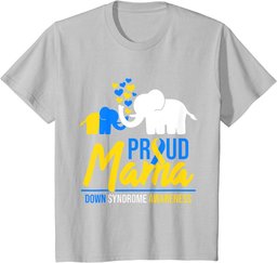 Proud Bear Mama Down Syndrome Awareness Women T21 Mom T-Shirt