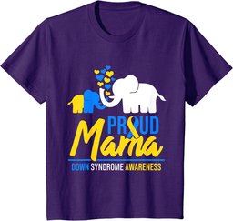 Proud Bear Mama Down Syndrome Awareness Women T21 Mom T-Shirt