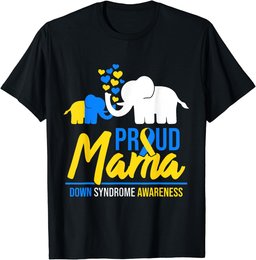 Proud Bear Mama Down Syndrome Awareness Women T21 Mom T-Shirt