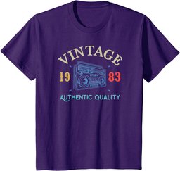 41 Years Old 1983 Vintage 41st Birthday Idea men women T-Shirt