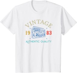 41 Years Old 1983 Vintage 41st Birthday Idea men women T-Shirt