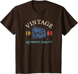 41 Years Old 1983 Vintage 41st Birthday Idea men women T-Shirt