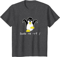 Tux Linux Penguin Sudo Rm Rf | Programmer Developer Hacker T-Shirt