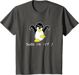 Tux Linux Penguin Sudo Rm Rf | Programmer Developer Hacker T-Shirt