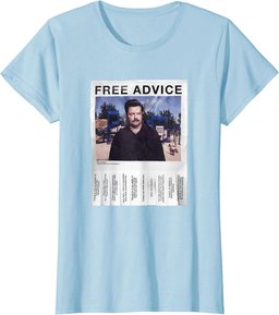 Parks & Recreation Free Advice Poster T-Shirt