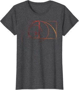 fibonacci golden ratio circle t shirt T-Shirt