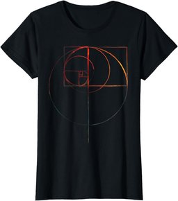 fibonacci golden ratio circle t shirt T-Shirt