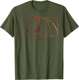fibonacci golden ratio circle t shirt T-Shirt