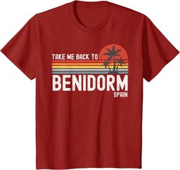 Take Me Back To Benidorm Spain - Vintage Vacation T-Shirt
