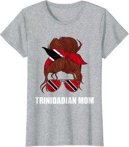 Womens Trinidadian Mom Trinidadian Sunglass Trinidad And Tobago T-Shirt