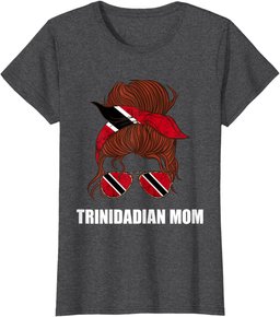 Womens Trinidadian Mom Trinidadian Sunglass Trinidad And Tobago T-Shirt