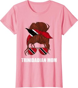 Womens Trinidadian Mom Trinidadian Sunglass Trinidad And Tobago T-Shirt