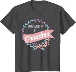 Promoted to Grandma Tshirt New Grandmother Shirt Gift