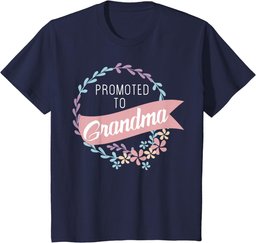Promoted to Grandma Tshirt New Grandmother Shirt Gift