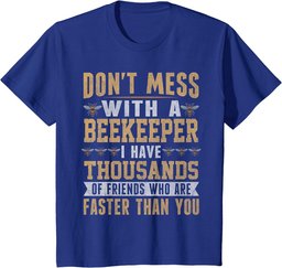 Don't Mess With Beekeeper Costume For Men Women Bee Art T-Shirt