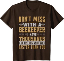 Don't Mess With Beekeeper Costume For Men Women Bee Art T-Shirt