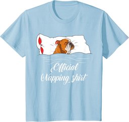 Sleeping English Bulldog Pyjamas Gift Official Napping T-Shirt