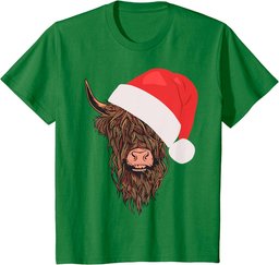 Scottish Highland Cow Highland Beef Gift Christmas T-Shirt