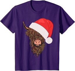 Scottish Highland Cow Highland Beef Gift Christmas T-Shirt