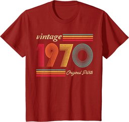 52 Years Old - Made in 1970 - Vintage 52nd Birthday T-Shirt