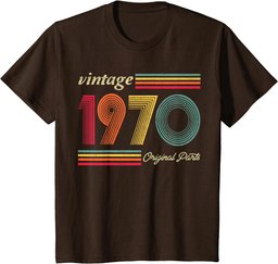 52 Years Old - Made in 1970 - Vintage 52nd Birthday T-Shirt