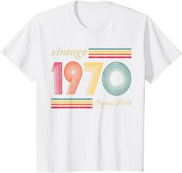 52 Years Old - Made in 1970 - Vintage 52nd Birthday T-Shirt