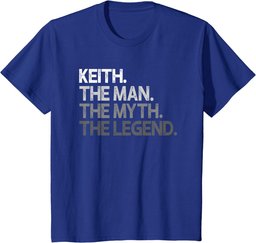 Keith Gift: The Man Myth Legend T-Shirt