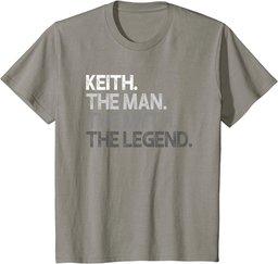 Keith Gift: The Man Myth Legend T-Shirt